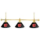 NHL Calgary Flames 60 Inch 3 Shade Billiard Lamp