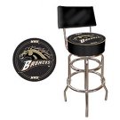 Western Michigan University Padded Bar Stool with Back