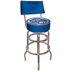 United States Navy Padded Bar Stool with Back