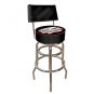 Four Aces Padded Bar Stool with Back