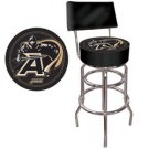 Army Padded Bar Stool with Back