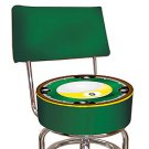 Nine Ball Padded Bar Stool with Back