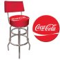 Coca Cola Pub Stool with Back