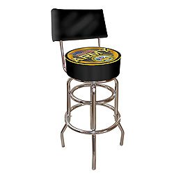 United States Army Padded Bar Stool with Back