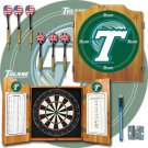 Tulane University Dart Cabinet with Darts and Board