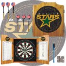 NHL Dallas Stars Dart Cabinet includes Darts and Board
