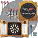 Corvette Model C6 Dart Cabinet with board and darts