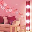 4 sheets total 84pcs Hollow Flower Wall Stickups Room Stickers DECALS--112