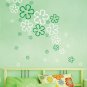 4 sheets total 84pcs Hollow Flower Wall Stickups Room Stickers DECALS--112
