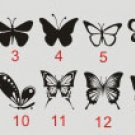Butterfly sticker Home Decor Wall Switch Sticker--148