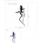 LIZARDS /GECKOS Home Decor Wall Sticker Car Sticker