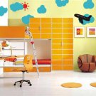 Cloudy and Plane Home Decor Wall Sticker wall decal for kids
