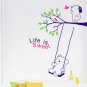 "life is sweet"  Home Decor Wall Sticker