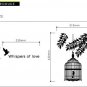 birdcage leaf home Decor Wall Sticker