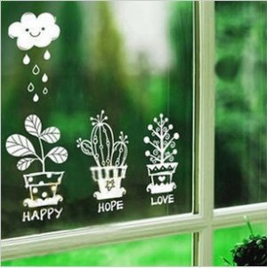 rain plant Home Decor Wall Sticker wall decal