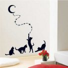 cat for moon Decor Wall Sticker wall decal