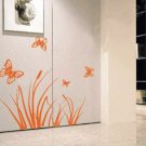 butterfly and grass Decor Wall Sticker wall decal