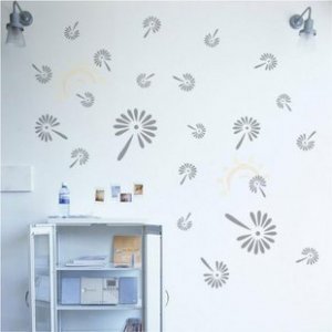 little dandelion flower Decor Wall Sticker wall decal