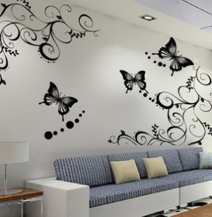 butterfly flower Decor Wall Sticker wall decal
