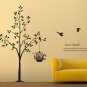 birdcage tree bird Decor Wall Sticker wall decal