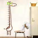 giraffe height 3 Decor Wall Sticker
