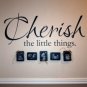 cherish words Decor Wall Sticker wall decal 39"*16"