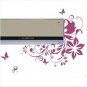flowers butterfly Decor Wall Sticker wall decal 31"*22"