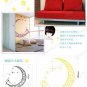 moon Decor Wall Sticker wall decal 23"1/2 *21" 1/2