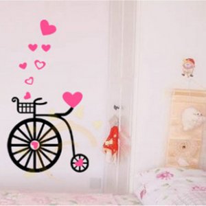 bike Decor Wall Sticker wall decal 22"1/2 *21
