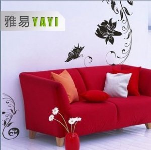 flowers 5 Decor Wall Sticker wall decal 27"*31"