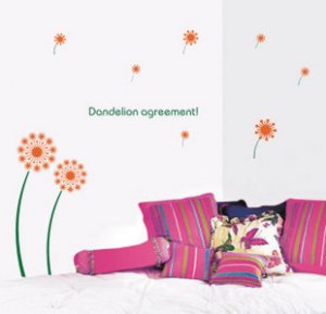 dandelion flower 2 Decor Wall Sticker wall decal