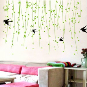 swallow with willow Decor Wall Sticker wall decal 39"*23"
