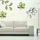 paint flower Decor Wall Sticker wall decal 16"*39"
