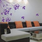 flower with wind Sticker wall decal 39"*31"