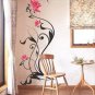 lotus design Sticker wall decal 63"*12"