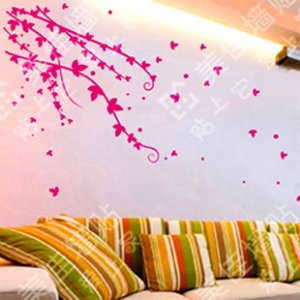 willow with wind Sticker wall decal 31"*27"