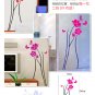 yulan flower with butterfly Sticker wall decal 59"*27"