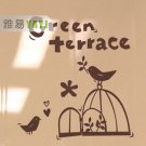 bird cage  Sticker wall decal
