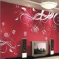 flower butterfly Sticker wall decal 50"*20"