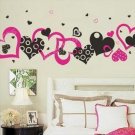 hearts Sticker wall decal 59"*23"