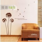 dandelion flower Decor Wall Sticker 63"*63"