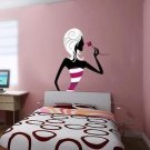 pink girl Decor Wall Sticker 19 1/2