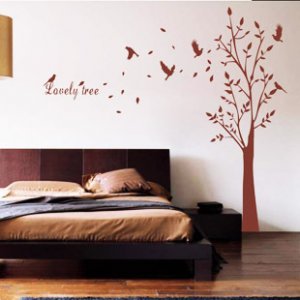 love tree birds Decor Wall Sticker