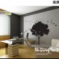 tree birds Decor Wall Sticker 63"
