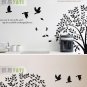 birds tree Decor Wall Sticker 57"