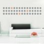 circles Decor Wall Sticker 3"*45