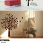 color bird tree Decor Wall Sticker 47"