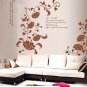 full flower Decor Wall Sticker 63"