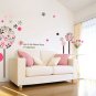 pink trees Decor Wall Sticker 67"