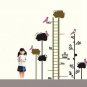 height chart Decor Wall Sticker 75"